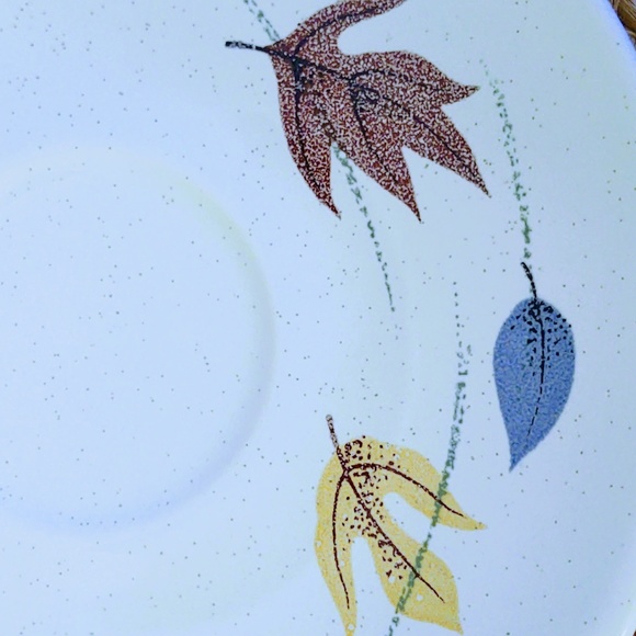 Vtg MCM California Franciscan Earthenware Autumn Pottery Dinnerware Cup & Saucer - Picture 6 of 11